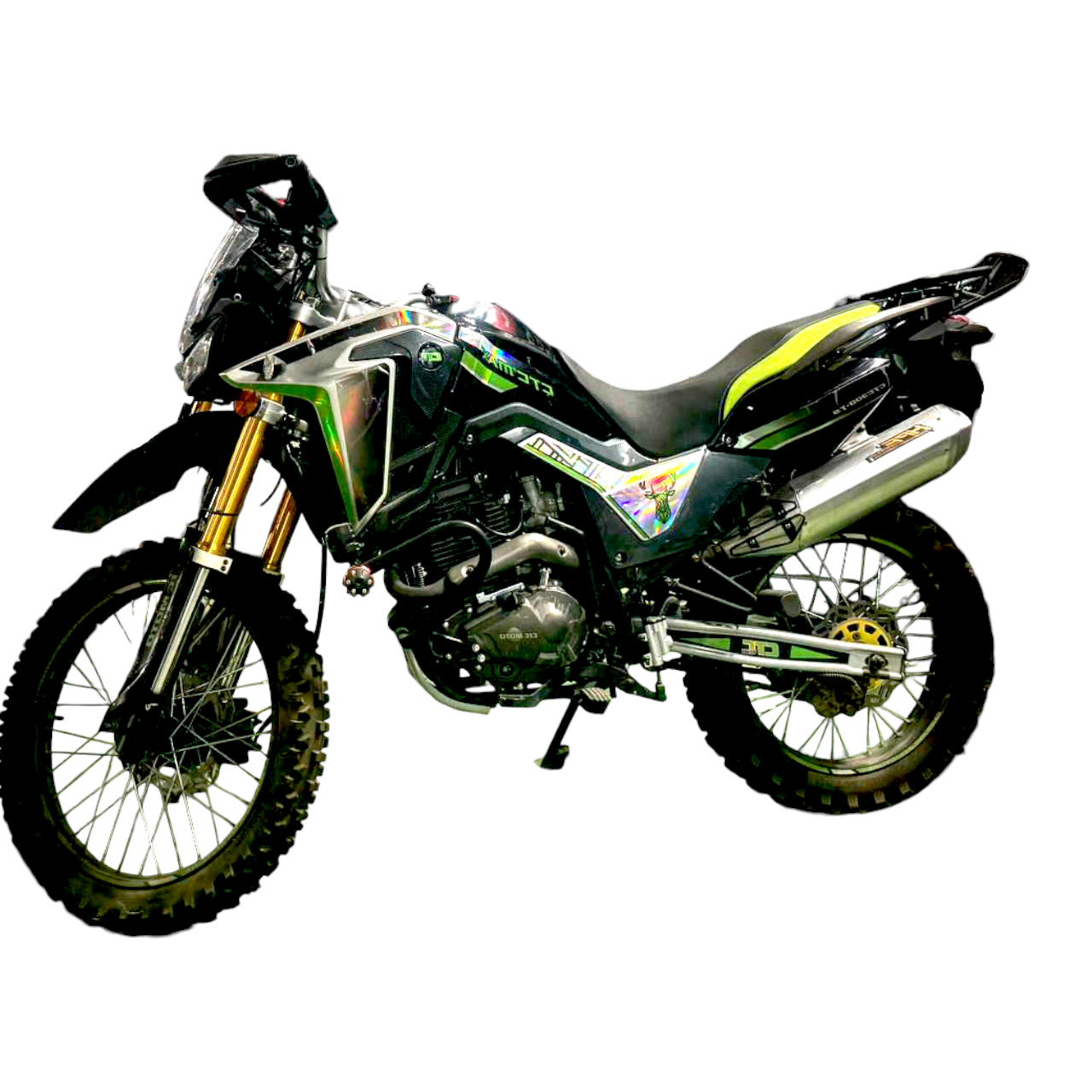 Табиғатта мотоциклмен қытық